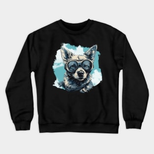 Aviator dog Crewneck Sweatshirt